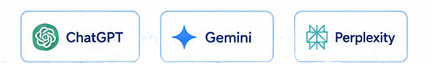 ChatGBT Gemini Perplexity ChatGBT Gemini Perplexity